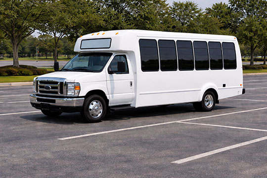 20-passenger minibus available for charter in Rincon, GA
