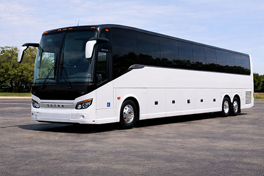 56-passenger charter bus available for charter in Rincon, GA